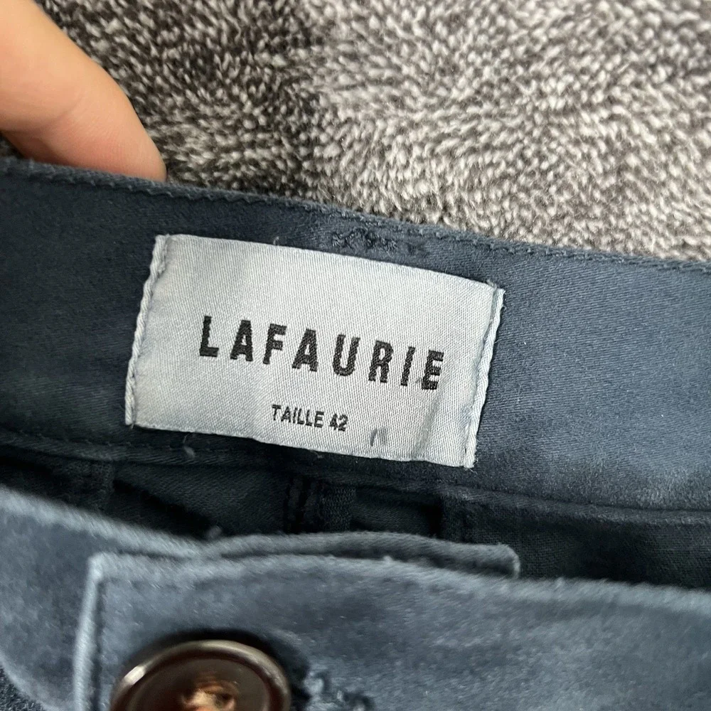 Lafaurie Men's Size 34x30 Cotton Stretch Straight Leg Pants Blue Emerson